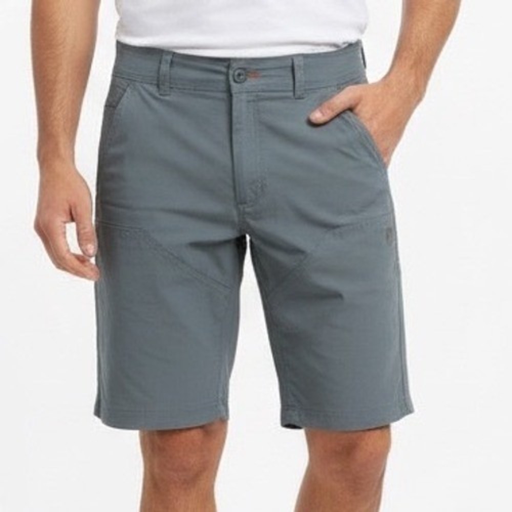 Eddie Bauer Sport Shop Seattle Hiking Shorts Mens 32 Teal Stretch Cargo Pockets